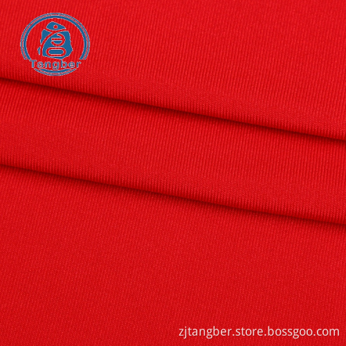 tissu en jersey polyester spandex brossé soie lait